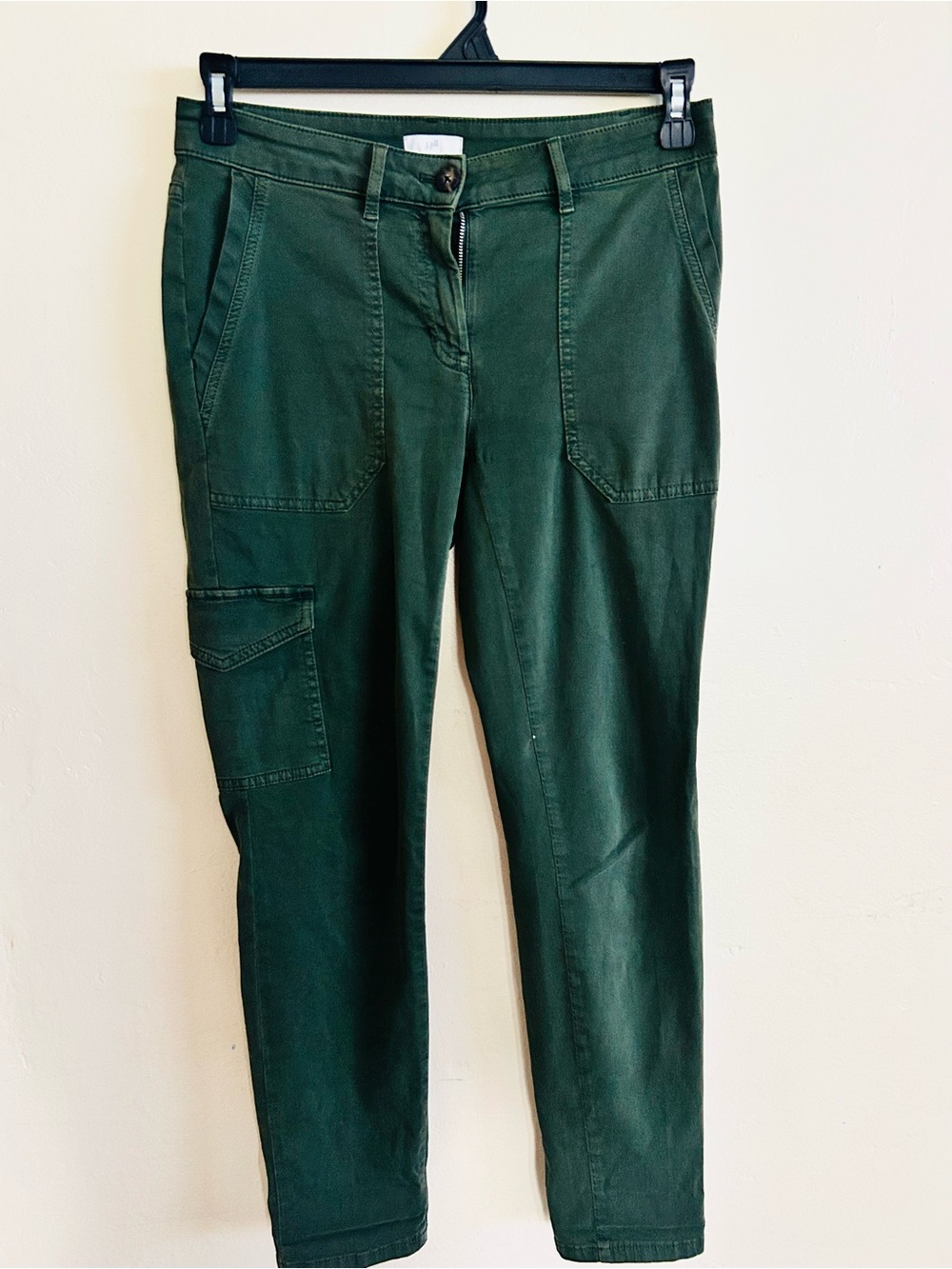 J.Jill Women’s Utility Cargo Pants in Forest Green size 4